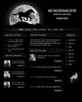 iWeb Template: Black Stallion Theme