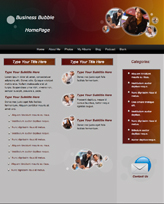 iWeb Template: Bubble Theme