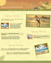 iWeb Template: Light Colors Theme